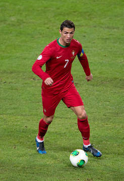 Portugals Cristiano Ronaldo