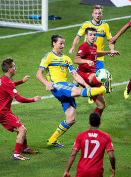 Sveriges Zlatan Ibrahimovic