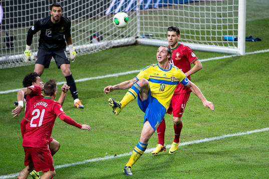 Sveriges Zlatan Ibrahimovic