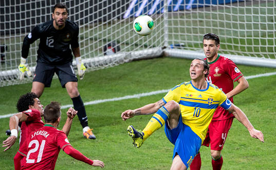Sveriges Zlatan Ibrahimovic