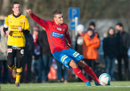 Bläddra bland fler bilder av Fotboll, träningsmatch, Mjällby - Helsingborg