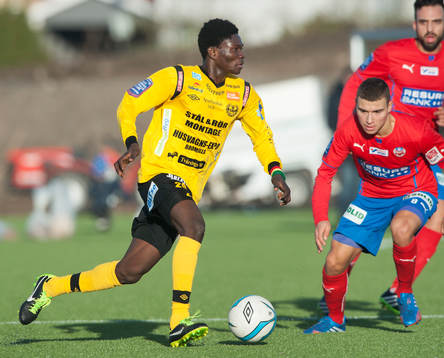 Mjällbys Kwame ”Conte” Bonsu Helsingborgs Jordan