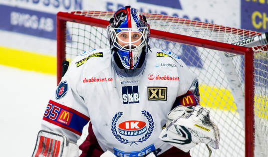 Oskarshamns målvakt Michal Zajkowski