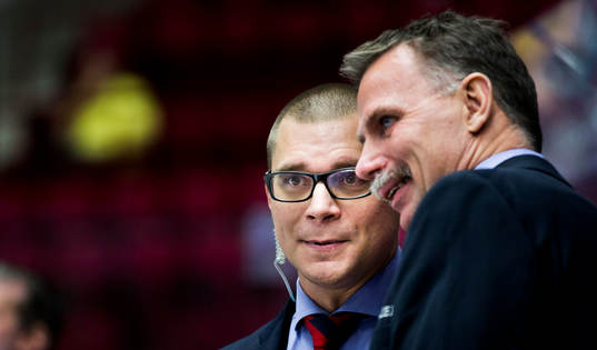 Malmö Redhawks assisterande tränare Björn Hellkvist och