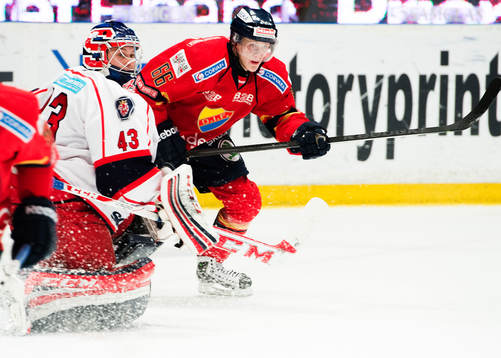 målvakt Sebastian Idoff och Marcus Sörensen