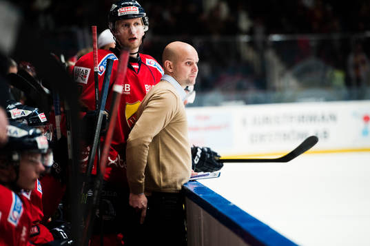Michael Holmqvist och tränare Tony Zabel