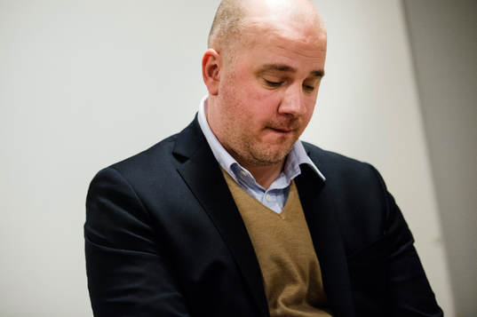 Djurgårdens assisterande tränare Stefan Nyman deppar