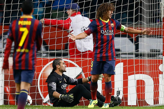 AMSTERDAM - Ajax - Barcelona ,  Voetbal Champions League ,