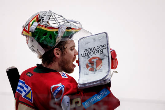 Frölunda målvakt Linus Fernström