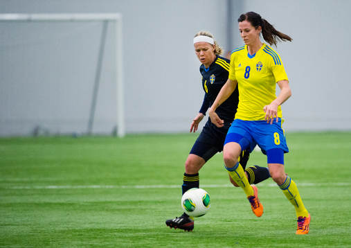 Sara Thunebro och Lotta Schelin