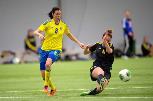 Lotta Schelin och Marina Pettersson, Sverige
