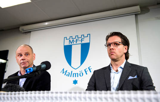 Malmö FF håller presskonferens och Håkan Jeppsson