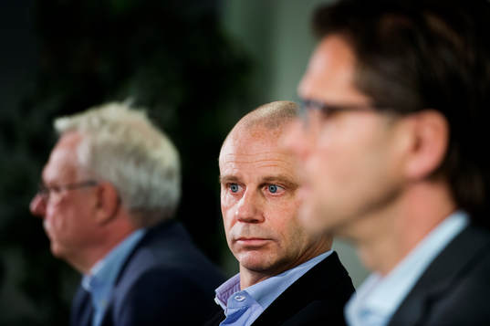 Malmö FFs ordförande Håkan Jeppsson håller