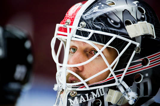 Malmö Redhawks  målvakt Axel Brage