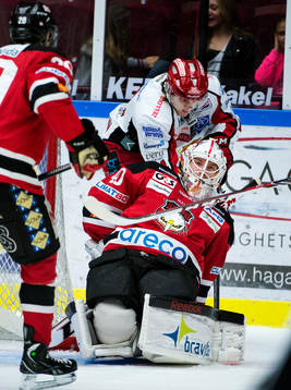 Malmö Redhawks målvakt Pontus Sjögren