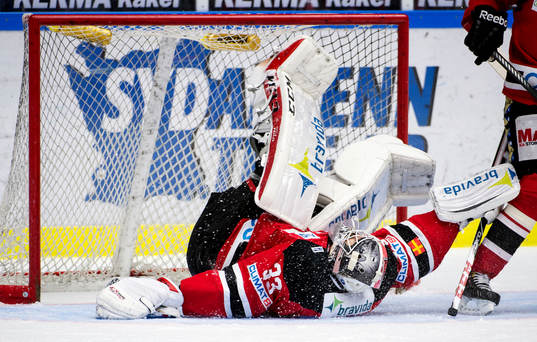 Malmö Redhawks målvakt Axel Brage