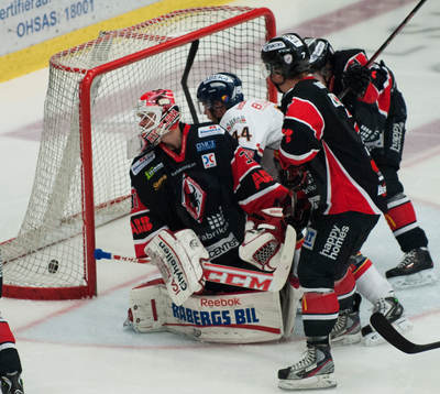 Djurgårdens Mattias Guter kan konstatera reducering bakom