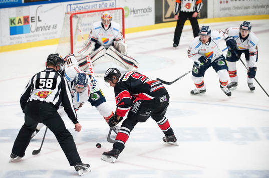Tekning i ishockeymatchen i allsvenskan mellan Karlskrona