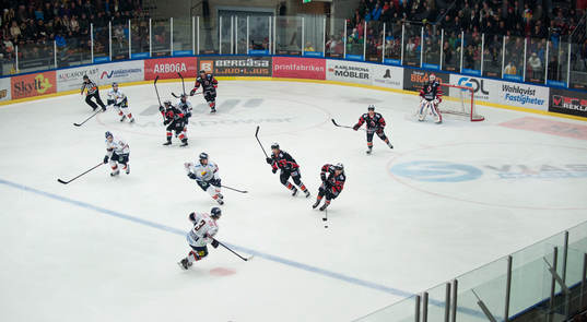 Zonspel  i ishockeymatchen i allsvenskan mellan Karlskrona