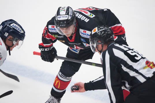 Tekning i ishockeymatchen i allsvenskan mellan Karlskrona