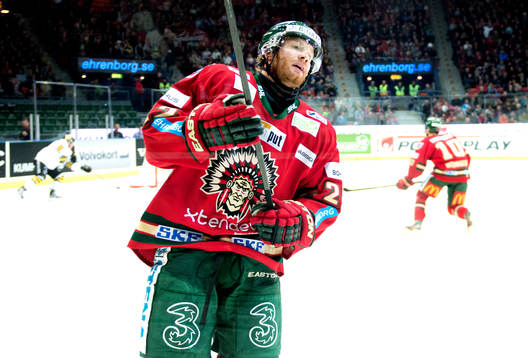 Frölundas Robin Figren deppar