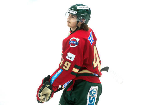 Frölundas Sebastian Collberg deppar