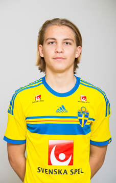 Gabriel Beckman, som spelar i P16/97-landslaget
