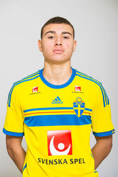 Jordan Larsson, som spelar i P16/97-landslaget