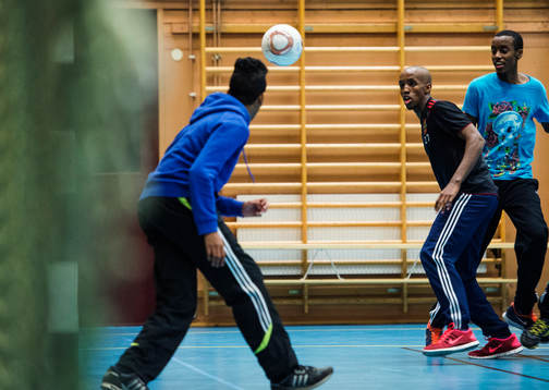 Kamp om bollen