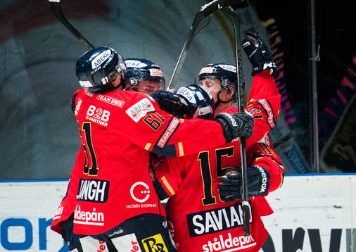 Djurgårdsspelare jublar