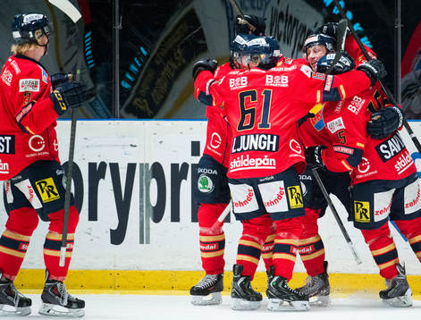 Djurgårdsspelare jublar