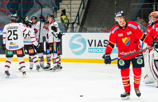 Asplövenspelare jublar