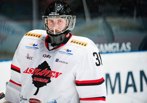 Asplövens målvakt Joel Lassinantti