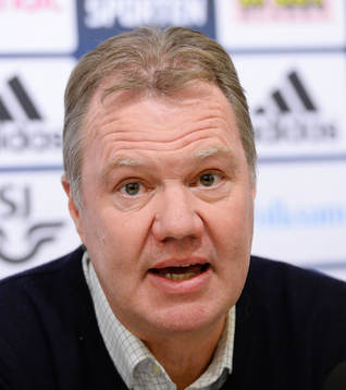 Svenska Fotbollförbundets ordförande, Karl-Erik Nilsson,