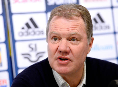 Svenska Fotbollförbundets ordförande, Karl-Erik Nilsson,