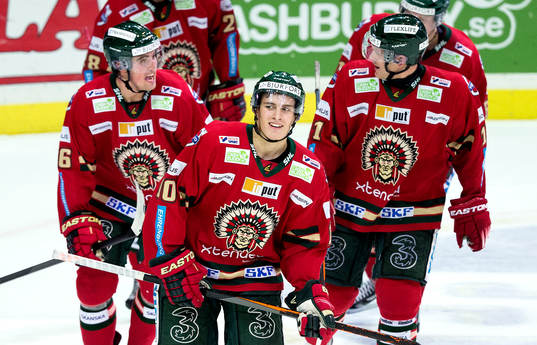 Frölundas Alexander Wennerberg jublar