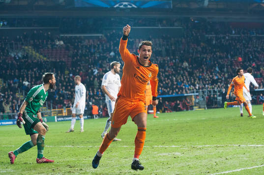 Real Madrids Cristiano Ronaldo har gjort 0-2 bakom