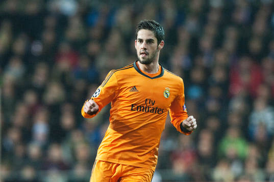 Real Madrids Isco i matchen i Champions League mellan FC