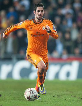 Real Madrids Isco i matchen i Champions League mellan FC