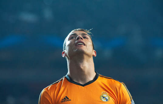 Real Madrids Cristiano Ronaldo  i matchen i Champions