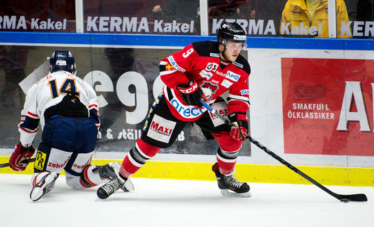 Djurgårdens Robin Dahlström och Malmö Redhawks Fredrik
