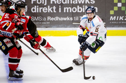 under matchen i hockeyallsvenskan mellan Malmö Redhawks