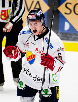Djurgårdens Bobo Petersson jublar