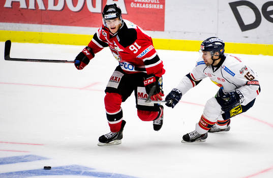Malmö Redhawks Björn Svensson och Djurgårdens Steve