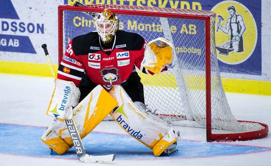 Malmö Redhawks målvakt Robin Rahm