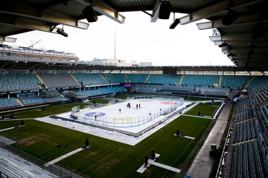 Rinken på Gamla Ullevi invigs