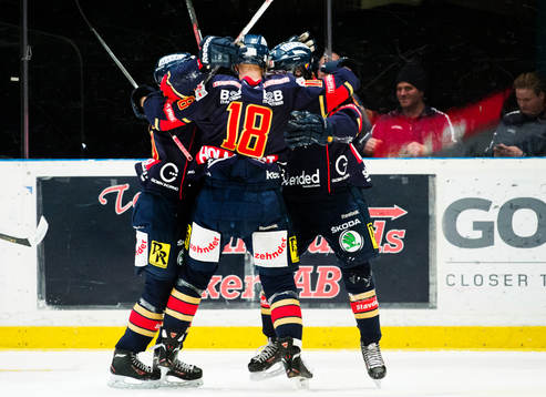 Djurgårdsspelare jublar