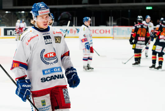 under ishockeymatchen i hockeyallsvenskan mellan
