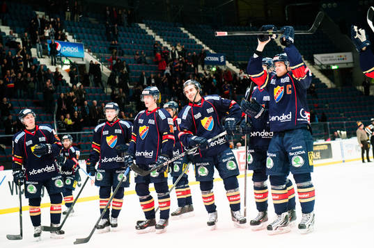Djurgårdsspelare jublar