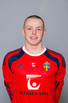 Porträtt på målvakt Viktor Johansson